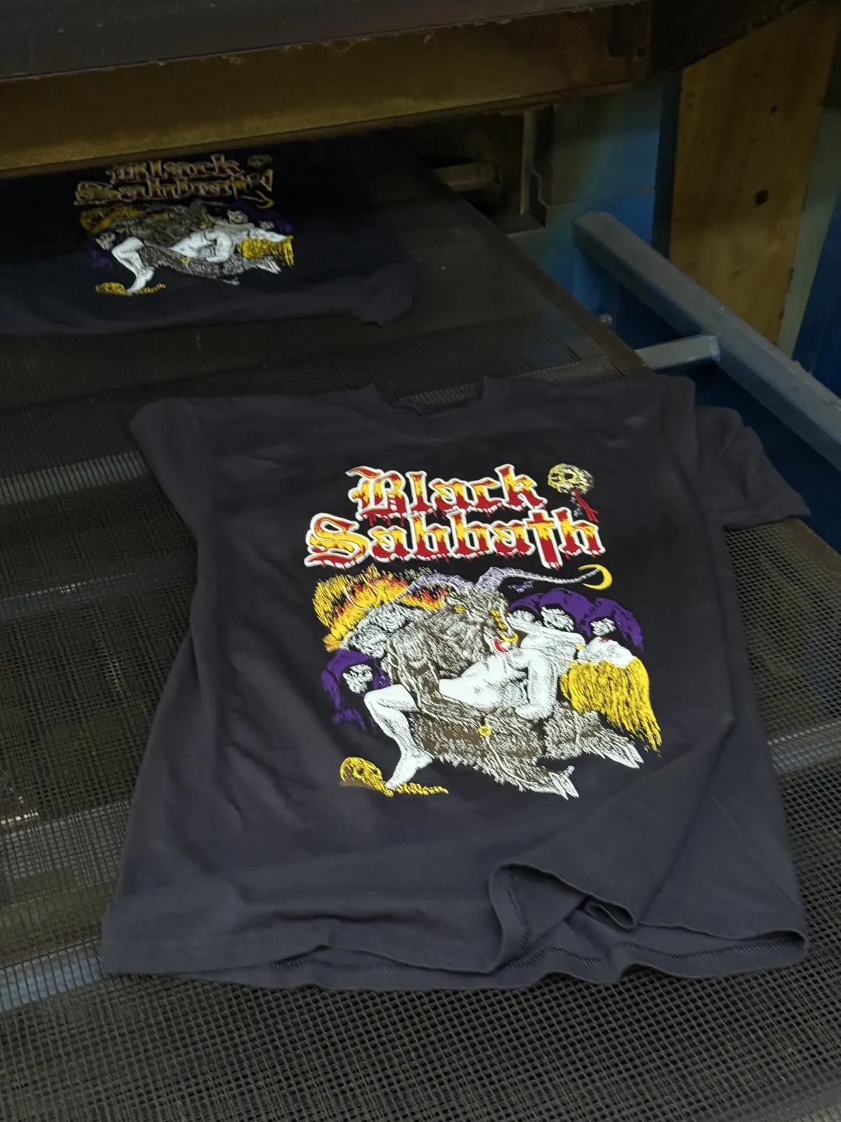 Black Sabbath tee printed at Classy Screens